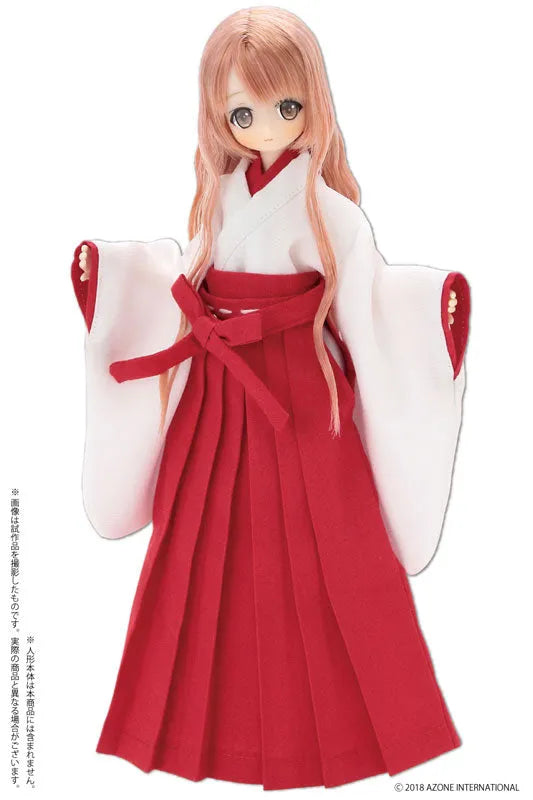 Doll Clothes - Pureneemo Original Costume - Shrine Maiden Set - 1/6 - Scarlet (Azone)ㅤ – Azone International – ActionFigureBrasil