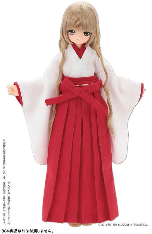 Doll Clothes - Pureneemo Original Costume - Shrine Maiden Set - 1/6 - Scarlet (Azone)ㅤ – Azone International – ActionFigureBrasil