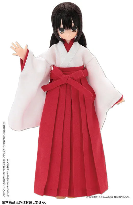 Doll Clothes - Pureneemo Original Costume - Shrine Maiden Set - 1/6 - Scarlet (Azone)ㅤ – Azone International – ActionFigureBrasil