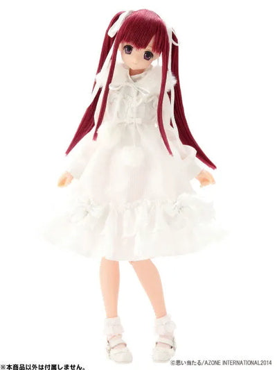 Doll Clothes - SAHRA'S à la mode - Pureneemo Original Costume - Milky Frill Strap Shoes - 1/6 - White (Azone)ㅤ – Azone International – ActionFigureBrasil