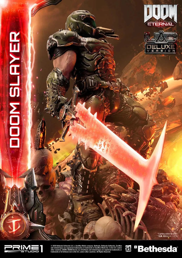 Doom Slayer (Deluxe Version) Doom Eternal – Prime1Studio – ActionFigure Brasil
