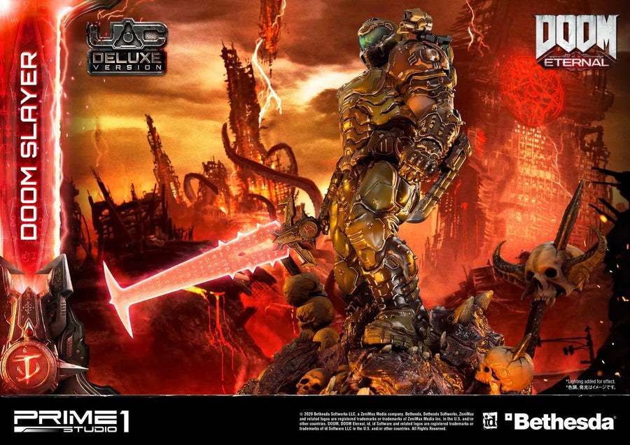 Doom Slayer (Deluxe Version) Doom Eternal – Prime1Studio – ActionFigure Brasil