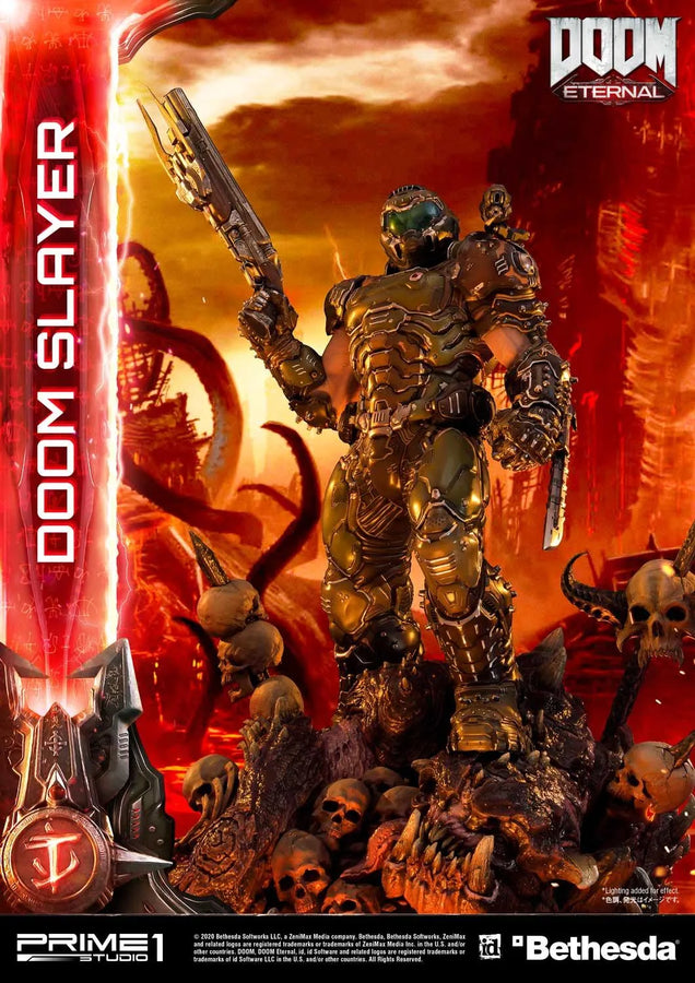 Doom Slayer (Deluxe Version) Doom Eternal – Prime1Studio – ActionFigure Brasil