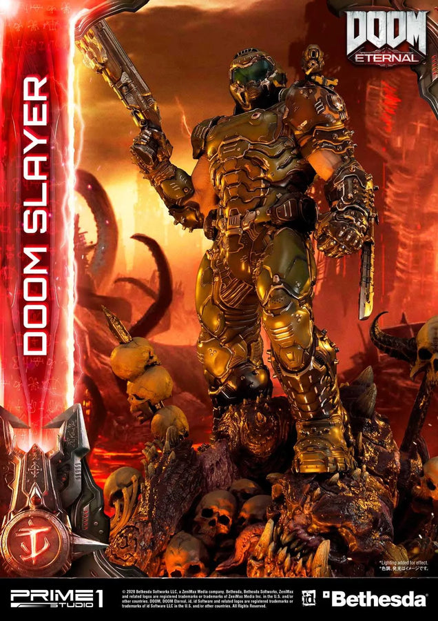 Doom Slayer (Regular Version) Doom Eternal – Prime1Studio – ActionFigure Brasil