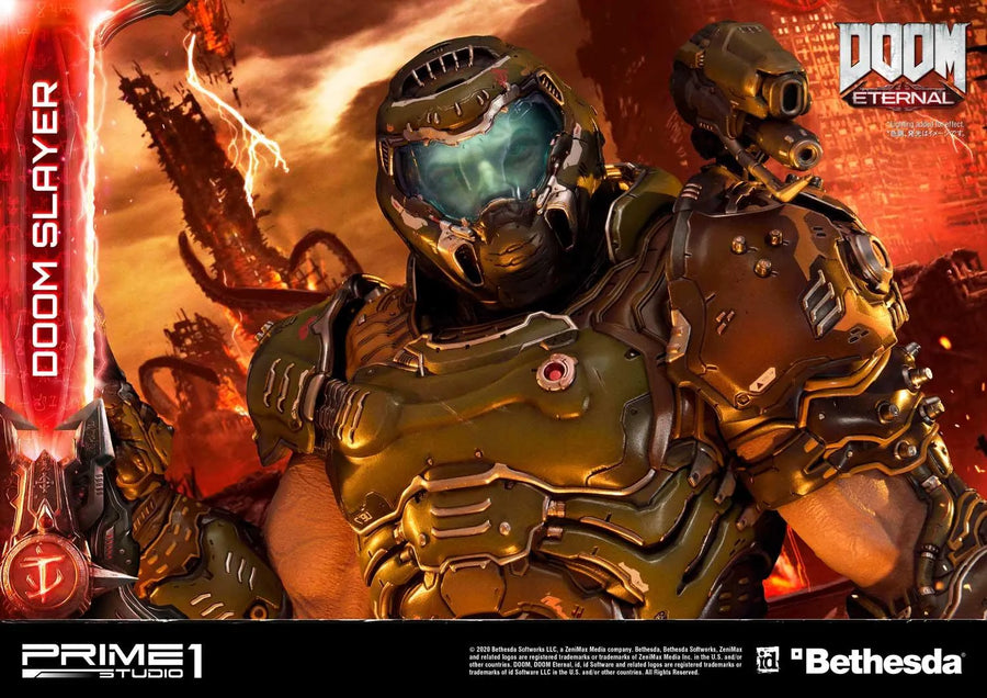 Doom Slayer (Regular Version) Doom Eternal – Prime1Studio – ActionFigure Brasil