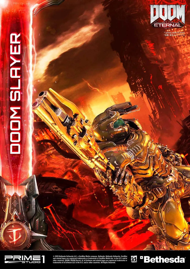 Doom Slayer (Regular Version) Doom Eternal – Prime1Studio – ActionFigure Brasil