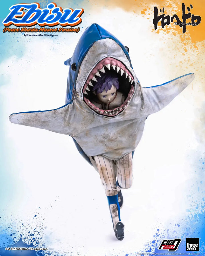 Dorohedoro - Ebisu - FigZero - 1/6 - Peace Sharks Mascot Version (ThreeZero)ㅤ – ThreeZero – ActionFigureBrasil