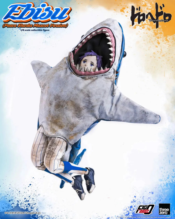 Dorohedoro - Ebisu - FigZero - 1/6 - Peace Sharks Mascot Version (ThreeZero)ㅤ – ThreeZero – ActionFigureBrasil
