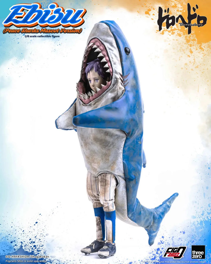 Dorohedoro - Ebisu - FigZero - 1/6 - Peace Sharks Mascot Version (ThreeZero)ㅤ – ThreeZero – ActionFigureBrasil