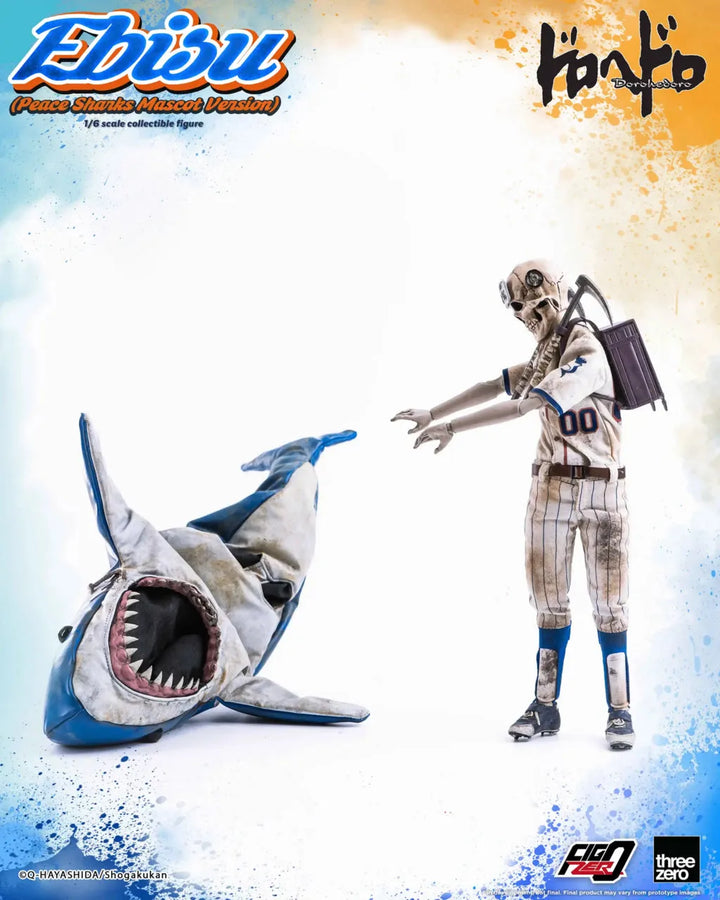 Dorohedoro - Ebisu - FigZero - 1/6 - Peace Sharks Mascot Version (ThreeZero)ㅤ – ThreeZero – ActionFigureBrasil