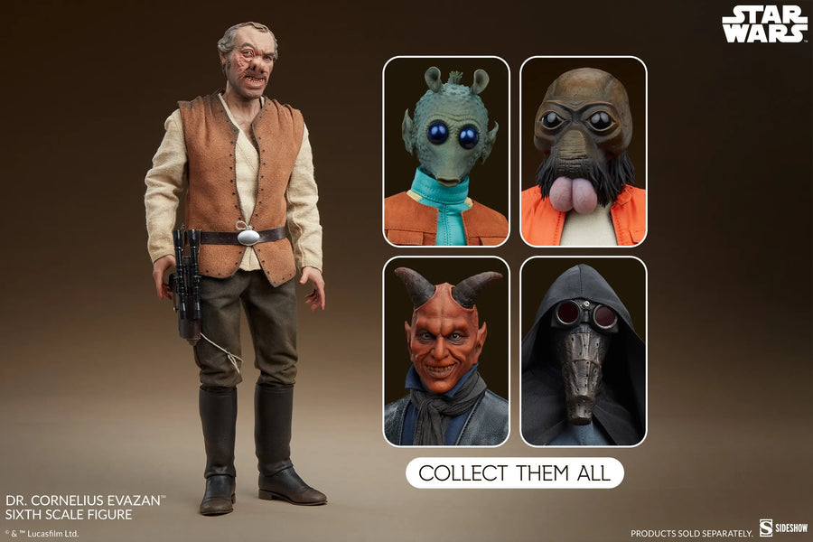 Dr. Cornelius Evazan™ - LIMITED EDITION – Sideshow Collectibles – ActionFigure Brasil — ângulo diferente