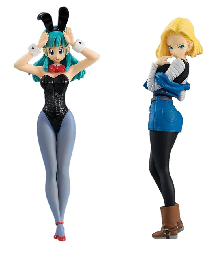 Dragon Ball - Bulma - Ju-hachi Gou (Android 18) - HG Girls - High Grade Real Figure - Bunny - Setㅤ – Bandai – ActionFigureBrasil
