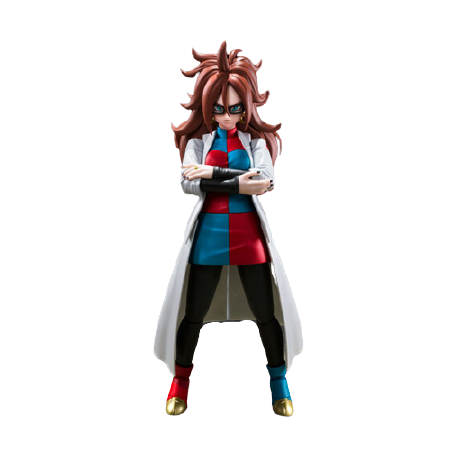 Dragon Ball FighterZ - Jinzouningen Nijuuichi-Gou (Android 21) - S.H.Figuarts - Lab Coat (Bandai Spirits) [Shop Exclusive]ㅤ – Bandai Spirits – ActionFigureBrasil