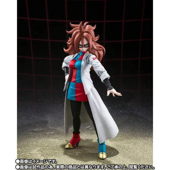 Dragon Ball FighterZ - Jinzouningen Nijuuichi-Gou (Android 21) - S.H.Figuarts - Lab Coat (Bandai Spirits) [Shop Exclusive]ㅤ – Bandai Spirits – ActionFigureBrasil