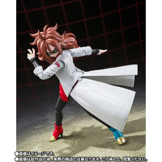 Dragon Ball FighterZ - Jinzouningen Nijuuichi-Gou (Android 21) - S.H.Figuarts - Lab Coat (Bandai Spirits) [Shop Exclusive]ㅤ – Bandai Spirits – ActionFigureBrasil