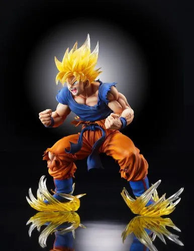 Dragon Ball Kai - Son Goku SSJ - Super Figure Art Collection - 1/8 - Ver. 2 Clear Hair Ver. (Medicos Entertainment)ㅤ – Medicos Entertainment – ActionFigureBrasil — ambientada