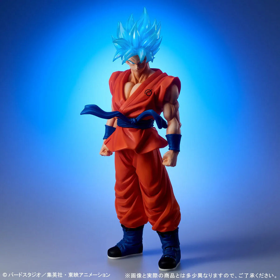 Dragon Ball Super - Son Goku SSGSS - Gigantic Series - Clear Ver. (Plex, X-Plus) [Shop Exclusive]ㅤ – PLEX – ActionFigureBrasil