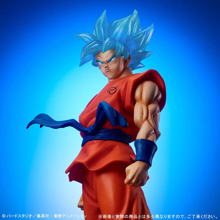 Dragon Ball Super - Son Goku SSGSS - Gigantic Series - Clear Ver. (Plex, X-Plus) [Shop Exclusive]ㅤ – PLEX – ActionFigureBrasil