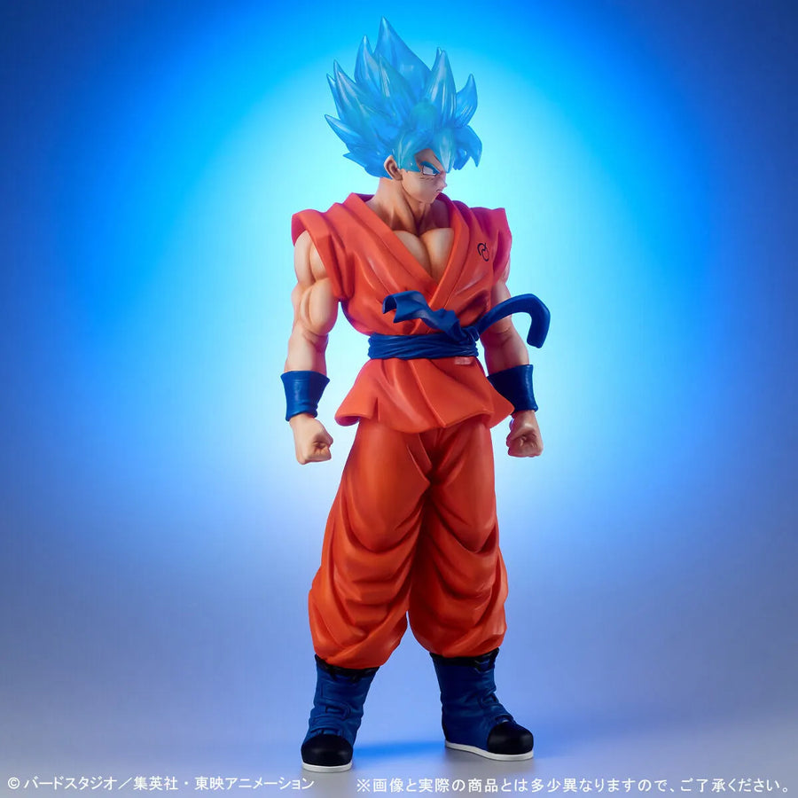 Dragon Ball Super - Son Goku SSGSS - Gigantic Series - Clear Ver. (Plex, X-Plus) [Shop Exclusive]ㅤ – PLEX – ActionFigureBrasil