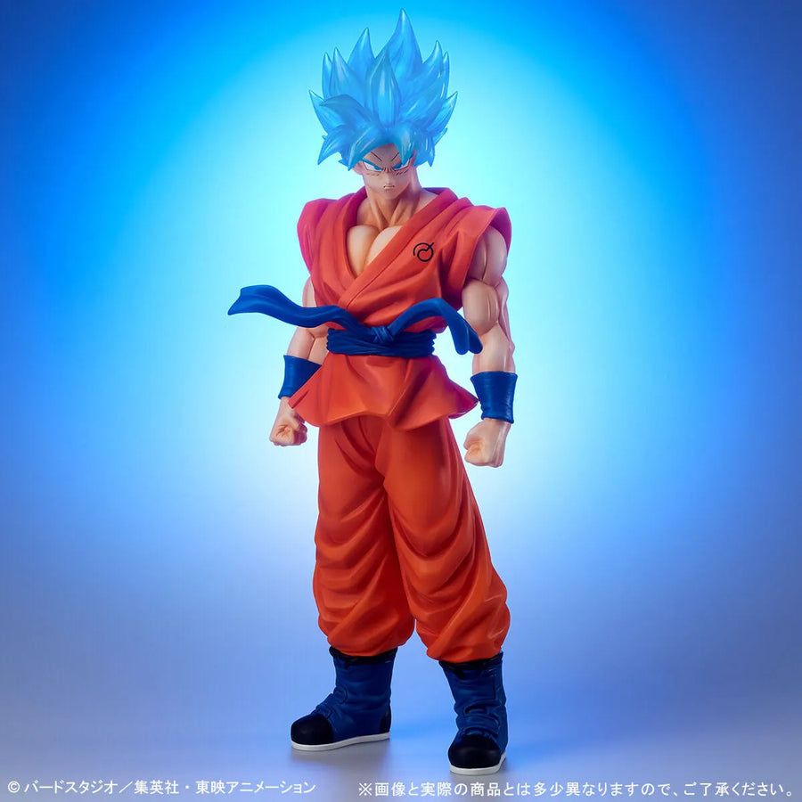 Dragon Ball Super - Son Goku SSGSS - Gigantic Series - Clear Ver. (Plex, X-Plus) [Shop Exclusive]ㅤ – PLEX – ActionFigureBrasil