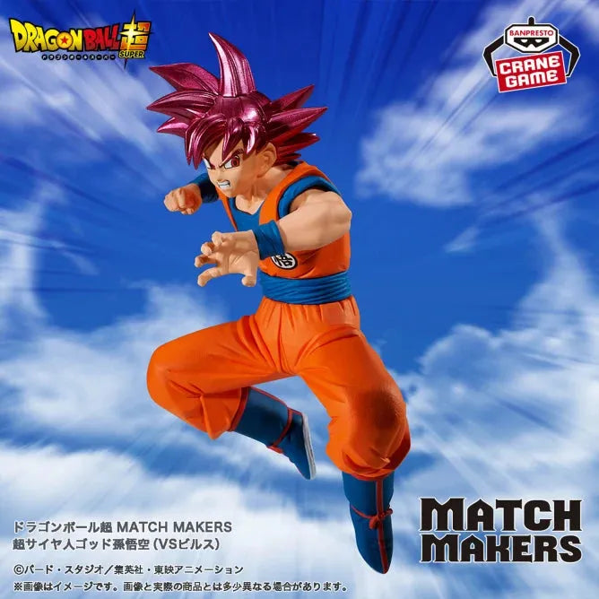 Dragon Ball Super - Son Goku SSJ God - Match Makers (Bandai Spirits)ㅤ – Bandai Spirits – ActionFigureBrasil