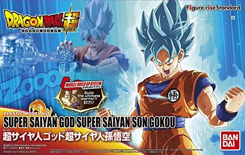 Dragon Ball Super - Son Goku SSJ God SS - Figure-rise Standard (Bandai)ㅤ – Bandai – ActionFigureBrasil
