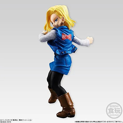Dragon Ball Z - Ju-hachi Gou (Android 18) - Bandai Shokugan - Candy Toy - Dragon Ball STYLING (Bandai)ㅤ – Bandai – ActionFigureBrasil