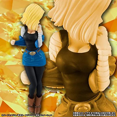 Dragon Ball Z - Ju-hachi Gou (Android 18) - HG Girls - High Grade Real Figureㅤ – Bandai – ActionFigureBrasil — acessórios