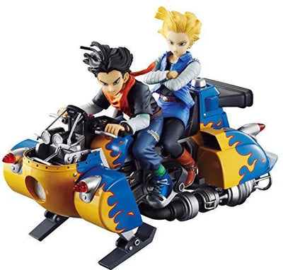 Dragon Ball Z - Ju-hachi Gou (Android 18) - Ju-nana Gou (Android 17) - Desktop Real McCoy 04 (MegaHouse)ㅤ – MegaHouse – ActionFigureBrasil