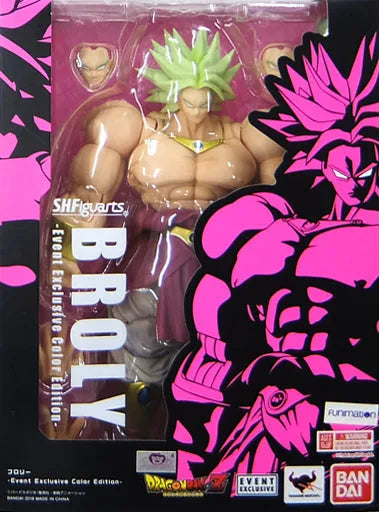 Dragon Ball Z : Moetsukiro!! Nessen Ressen Chou-Gekisen - Broly SSJ - S.H.Figuarts - Event Exclusive Color Edition (Bandai)ㅤ – Bandai – ActionFigureBrasil
