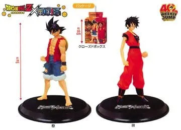 Dragon Ball Z - One Piece - Son Goku - Monkey D. Luffy - DX Assemblage Figure - Shounen Jump 40th Anniversary Dragon Ball Z x One Piece - Luffy Style - Goku Style - Set (Banpresto)ㅤ – Banpresto – ActionFigureBrasil — detalhe do produto
