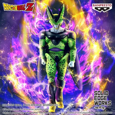 Dragon Ball Z - Perfect Cell - Solid Edge Works - The Departure (Bandai Spirits)ㅤ – Bandai Spirits – ActionFigureBrasil — ângulo diferente