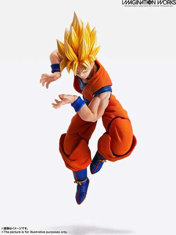 Dragon Ball Z - Son Goku - Son Goku SSJ - Imagination Works - 1/9 (Bandai Spirits)ㅤ – Bandai Spirits – ActionFigureBrasil