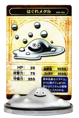Dragon Quest - Metal Bubble Slime - Dragon Quest Monster Museum - 006 (Square Enix)ㅤ – Square Enix – ActionFigureBrasil