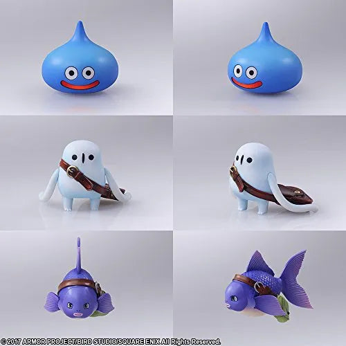 Dragon Quest XI Sugisarishi Toki wo Motomete - Kurucchi - Shujinkou - Slime - Bring Artsㅤ – Square Enix – ActionFigureBrasil