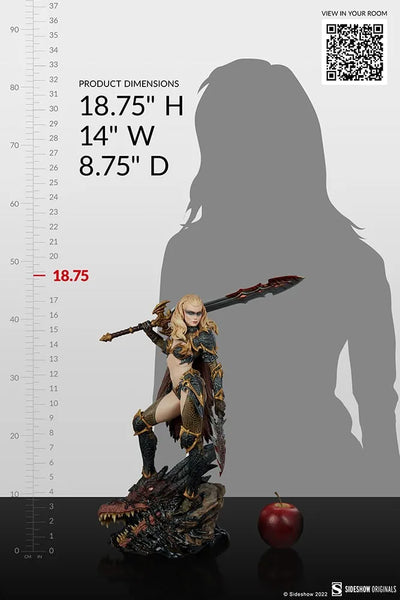 Dragon Slayer: Warrior Forged in Flame - LIMITED EDITION: 2500 (Exclusive) – Sideshow Collectibles – ActionFigure Brasil — detalhe do produto