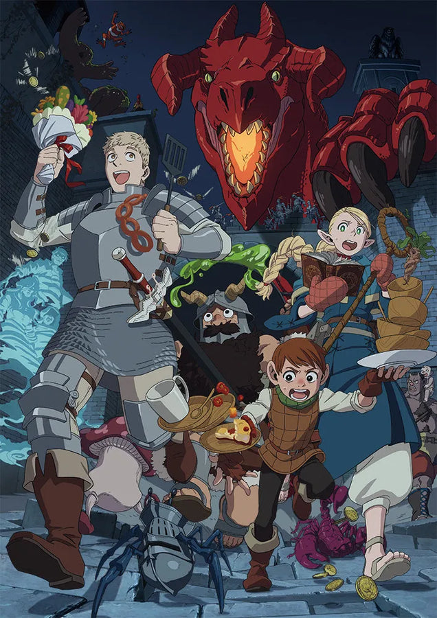 Dungeon Meshi - Blu-Ray - 1 - Limited Production Edition with Marcille 1/7 Figure (Kadokawa, Trigger) [Shop Exclusive]ㅤ – Kadokawa – ActionFigureBrasil