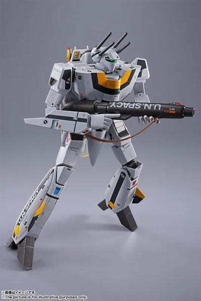 DX Chogokin First Press Limited Edition VF-1S Valkyrie Roy Focker Special "The Super Dimension Fortress Macross"ㅤ – Bandai Spirits – ActionFigureBrasil — ambientada