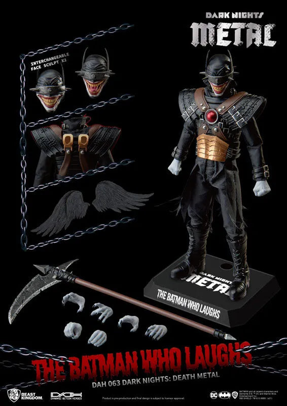 Dynamic 8ction Heroes #063 -Action Figure: DC Comics- The Batman Who Laughs [Comic / Dark Nights: Metal]ㅤ – Beast Kingdom – ActionFigureBrasil