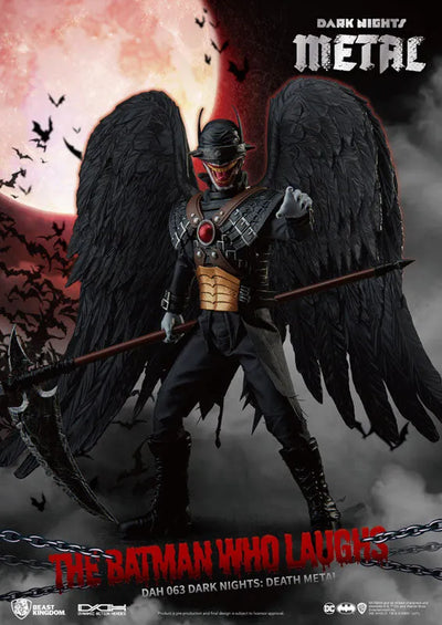 Dynamic 8ction Heroes #063 -Action Figure: DC Comics- The Batman Who Laughs [Comic / Dark Nights: Metal]ㅤ – Beast Kingdom – ActionFigureBrasil — ângulo diferente