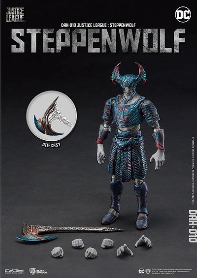 Dynamic Action Heroes #010 "Justice League" 1/9 Scale Figure: Steppenwolfㅤ – Beast Kingdom – ActionFigureBrasil — acessórios