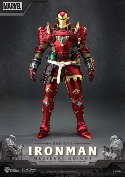 Dynamic Action Heroes #046 "Marvel Comics" Iron Man (Medieval Knight)ㅤ – Beast Kingdom – ActionFigureBrasil
