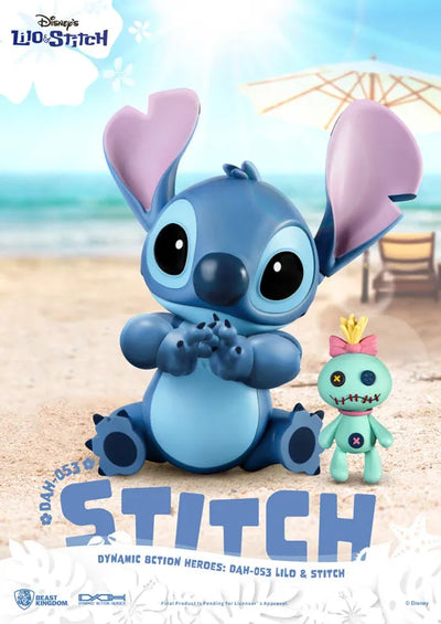 Dynamic Action Heroes #053 "Lilo & Stitch" Stitchㅤ – Beast Kingdom – ActionFigureBrasil