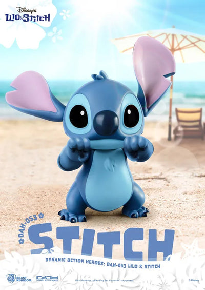 Dynamic Action Heroes #053 "Lilo & Stitch" Stitchㅤ – Beast Kingdom – ActionFigureBrasil — iluminação de estúdio