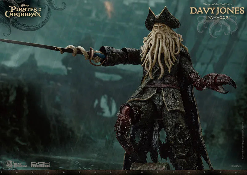 Dynamic Action Heroes Pirates of the Caribbean: At World's End - Davy Jonesㅤ – Beast Kingdom – ActionFigureBrasil