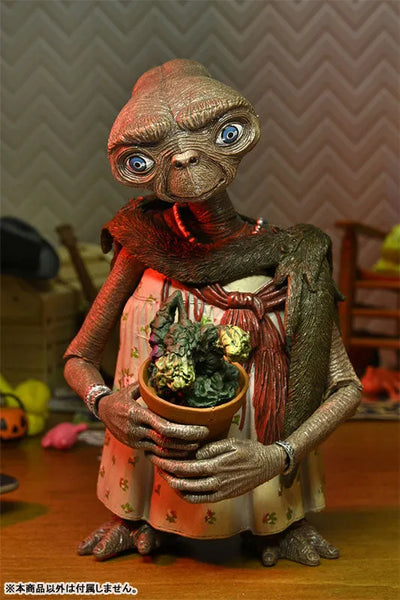 E.T. / E.T. 40th Anniversary Ultimate Action Figure Dress-up verㅤ – NECA – ActionFigureBrasil — detalhe do produto