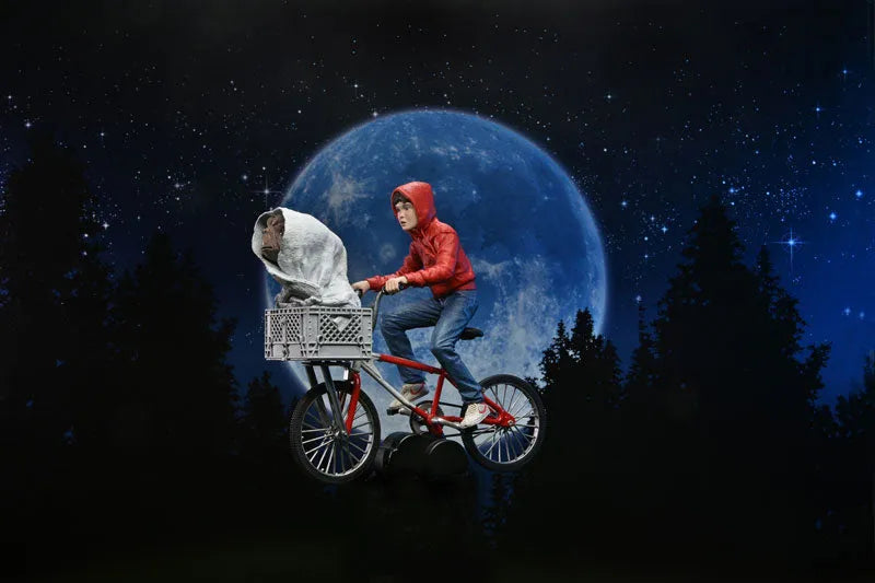 E.T. / E.T. & Elliott 40th Anniversary Display Figureㅤ – NECA – ActionFigureBrasil