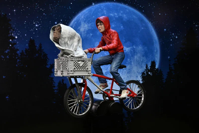 E.T. / E.T. & Elliott 40th Anniversary Display Figureㅤ – NECA – ActionFigureBrasil