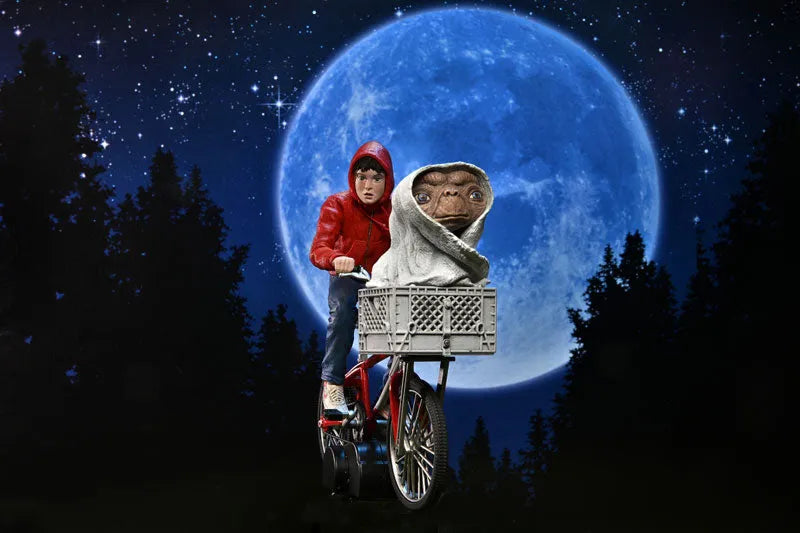 E.T. / E.T. & Elliott 40th Anniversary Display Figureㅤ – NECA – ActionFigureBrasil