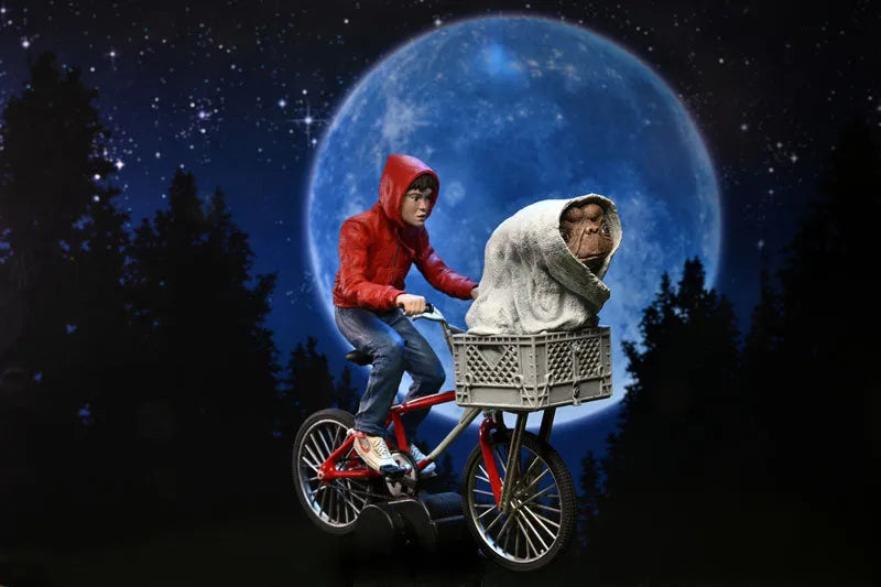 E.T. / E.T. & Elliott 40th Anniversary Display Figureㅤ – NECA – ActionFigureBrasil